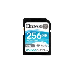Kingston Canvas Go! Plus SDXC 256GB 170MB/s - High-Speed Memory Card for Stunning Photography and Video Storage